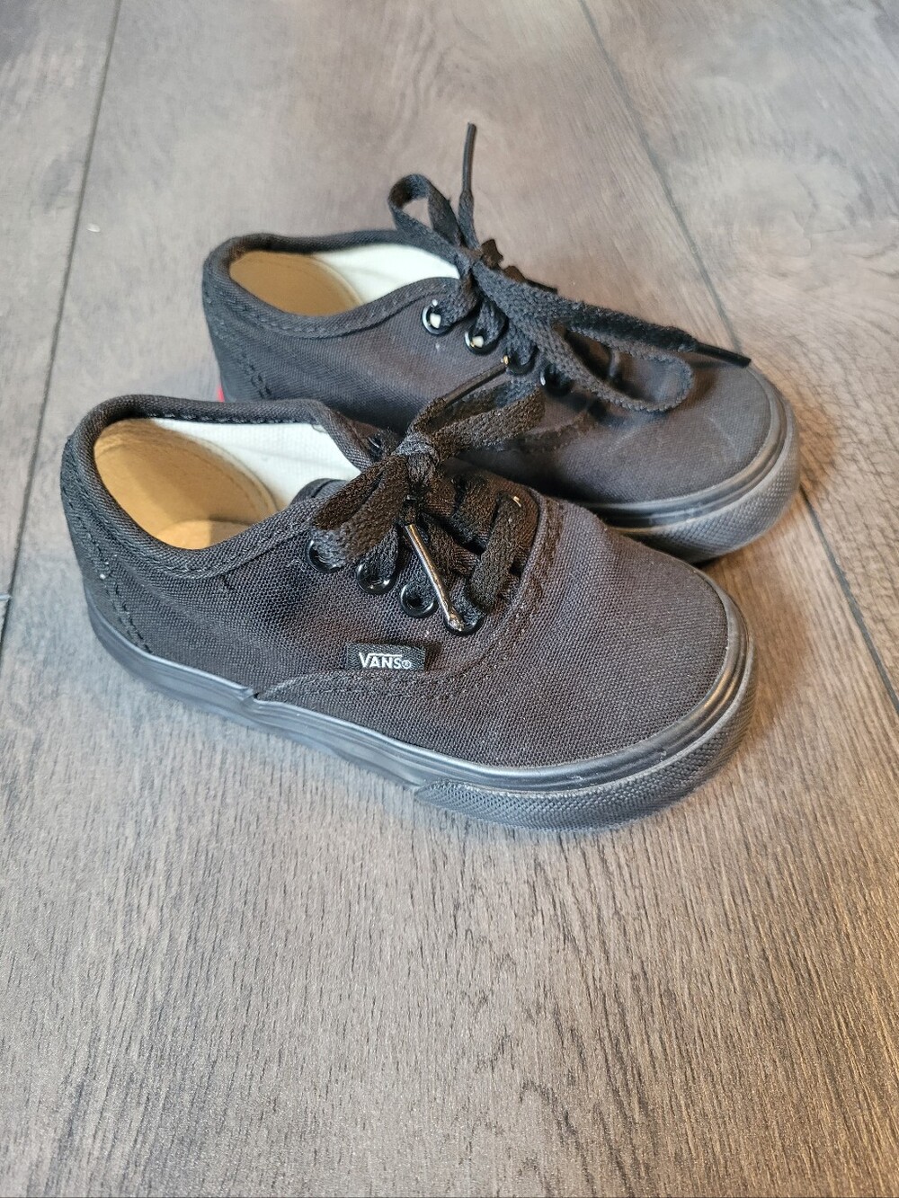 All Black Toddler Vans